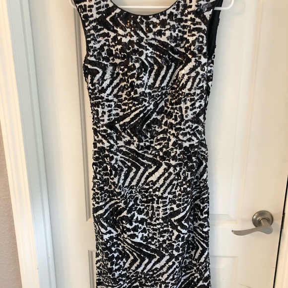 Sequin Zebra dress - Picture 2 of 3
